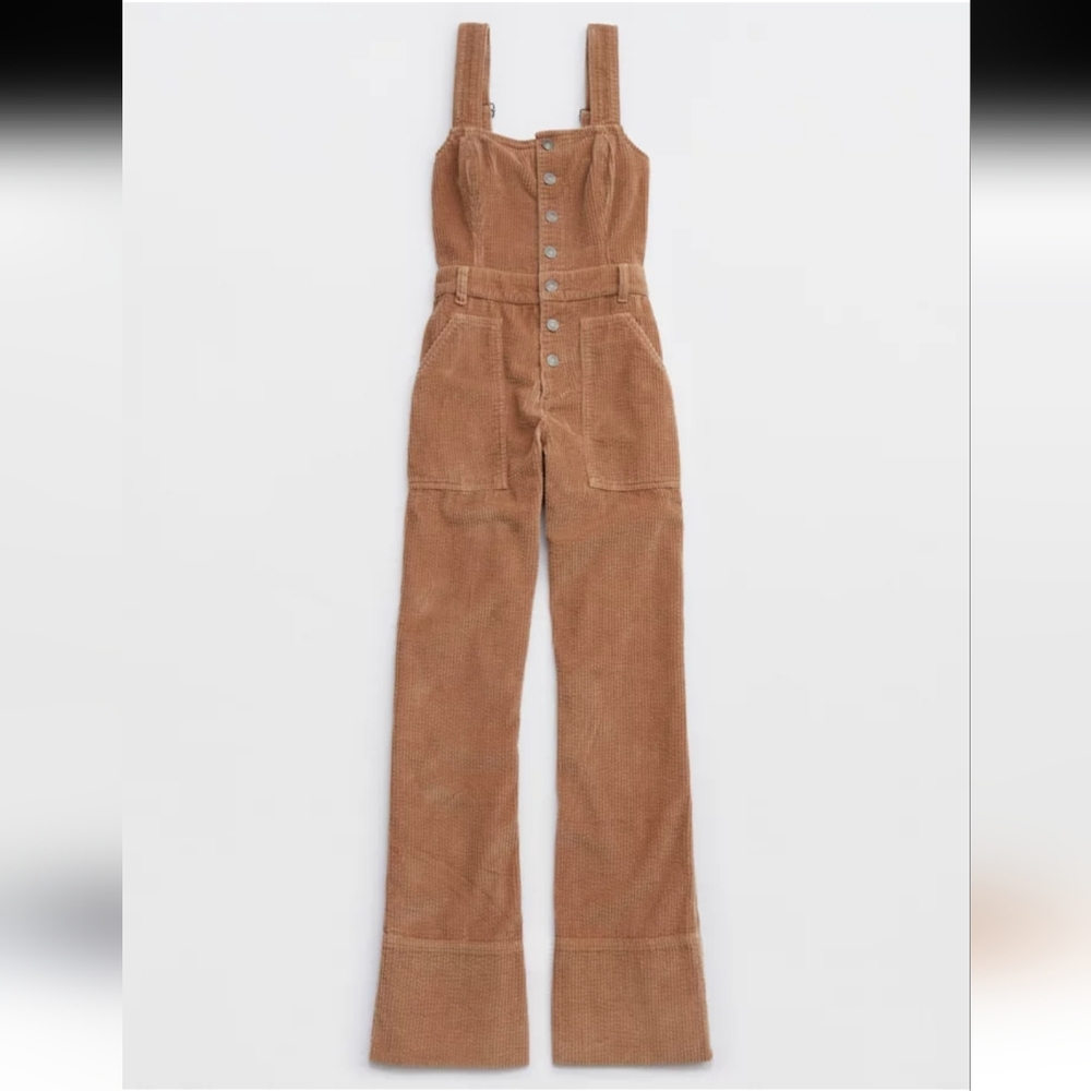 Aerie Corduroy Overalls M